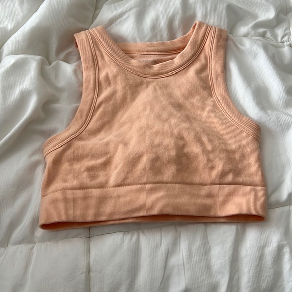 aerie Tops Light Pink Crop Top Poshmark